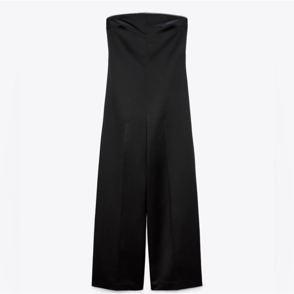 ZARA RHINESTONE SATIN
EFFECT JUMPSUIT - Picture 9 of 12